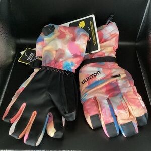 NWT- Burton Youth Vent Waterproof Cold Weather Gloves- Multi Color - Medium
